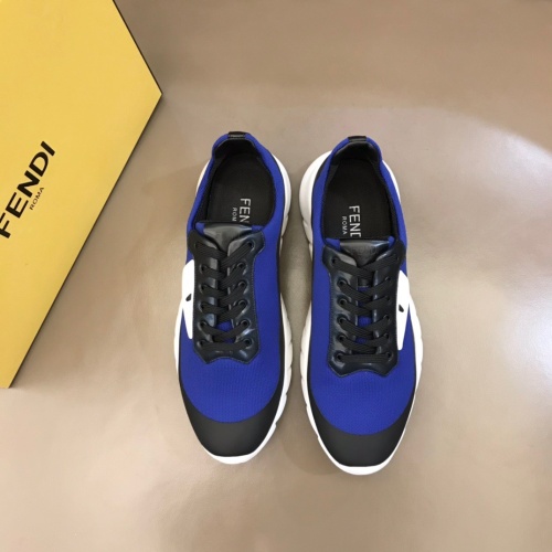 Replica Fendi Casual Shoes For Men #1091248 $80.00 USD for Wholesale