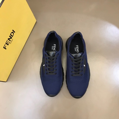 Replica Fendi Casual Shoes For Men #1091254 $80.00 USD for Wholesale