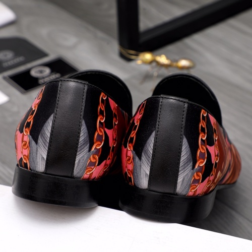 Replica Versace Leather Shoes For Men #1091279 $82.00 USD for Wholesale