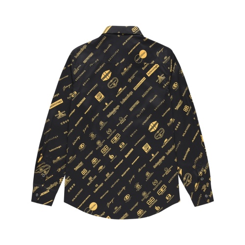 Replica Balenciaga Shirts Long Sleeved For Men #1091319 $56.00 USD for Wholesale