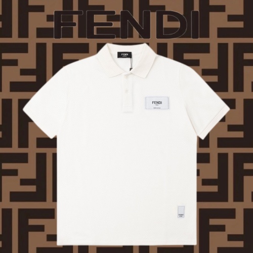 Fendi T-Shirts Short Sleeved For Men #1091398 $39.00 USD, Wholesale Replica Fendi T-Shirts