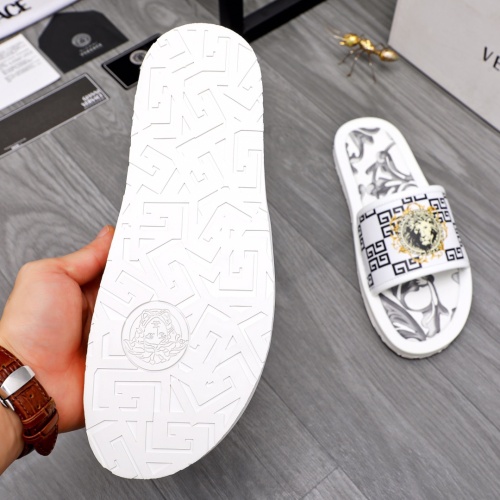 Replica Versace Slippers For Men #1091410 $52.00 USD for Wholesale