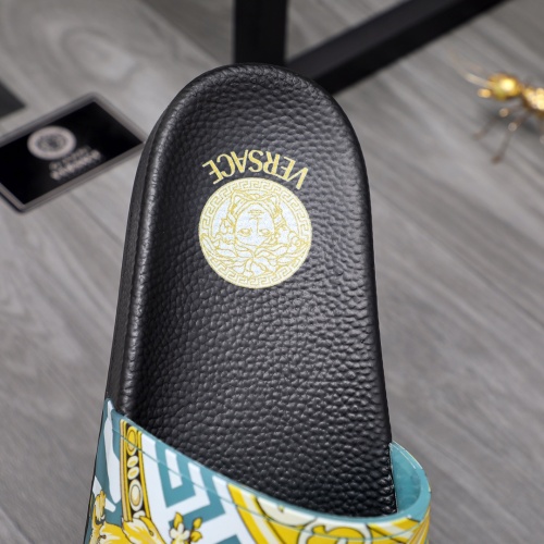 Replica Versace Slippers For Men #1091413 $42.00 USD for Wholesale