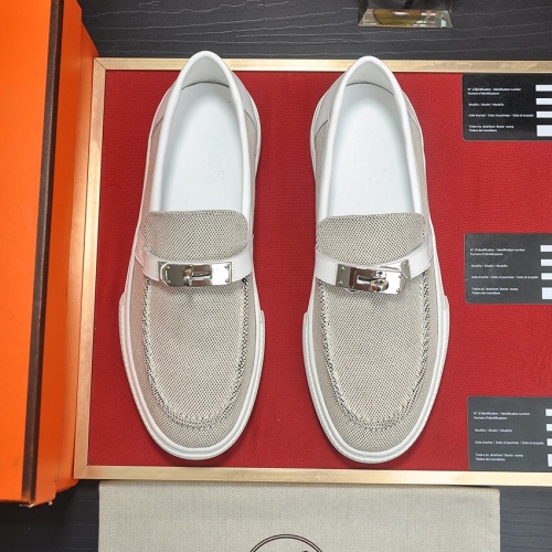 Replica Hermes Casual Shoes For Men #1091560 $96.00 USD for Wholesale