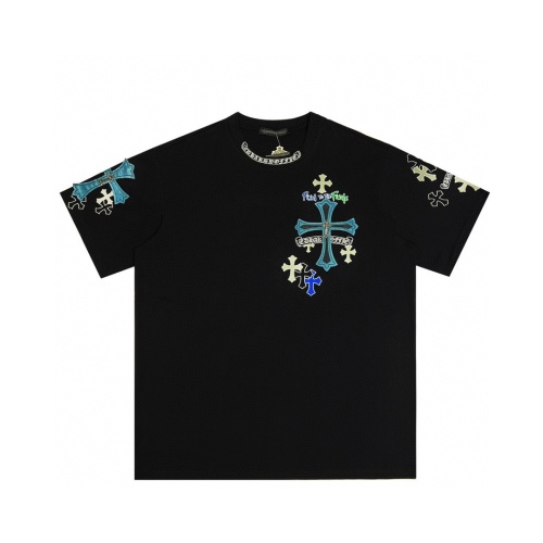 Chrome Hearts T-Shirts Short Sleeved For Unisex #1091730 $45.00 USD, Wholesale Replica Chrome Hearts T-Shirts