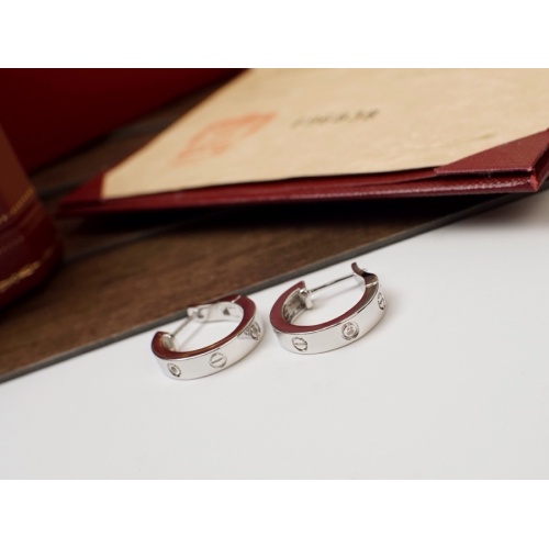 Replica Cartier Earrings For Women #1091833 $23.00 USD for Wholesale