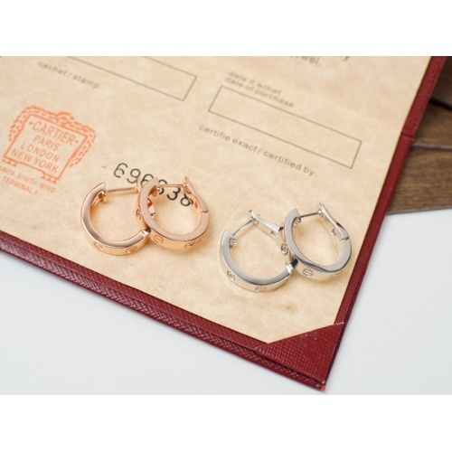 Replica Cartier Earrings For Women #1091833 $23.00 USD for Wholesale