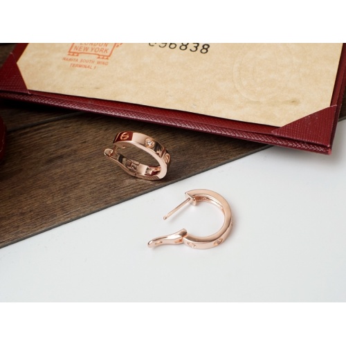 Replica Cartier Earrings For Women #1091834 $23.00 USD for Wholesale