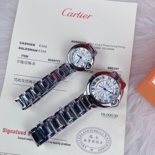 Replica Cartier Watches For Couples #1092013 $48.00 USD for Wholesale