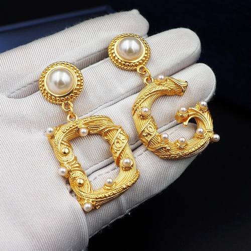 Replica Dolce & Gabbana D&G Earrings For Women #1092127 $27.00 USD for Wholesale