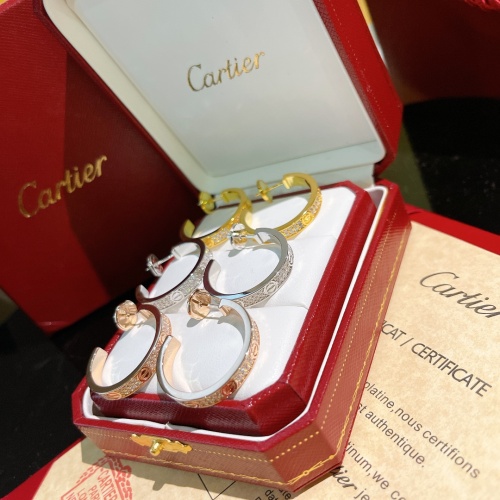 Replica Cartier Earrings For Women #1092427 $36.00 USD for Wholesale