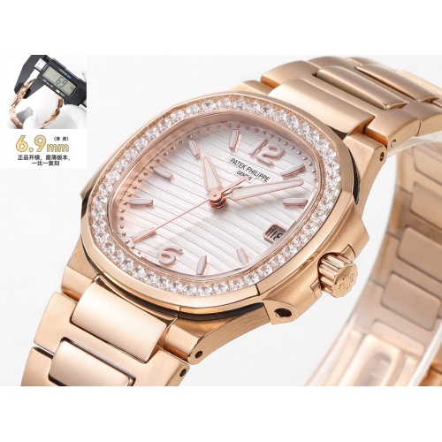 Replica Patek Philippe AAA Quality Watches For Women #1092516 $479.34 USD for Wholesale