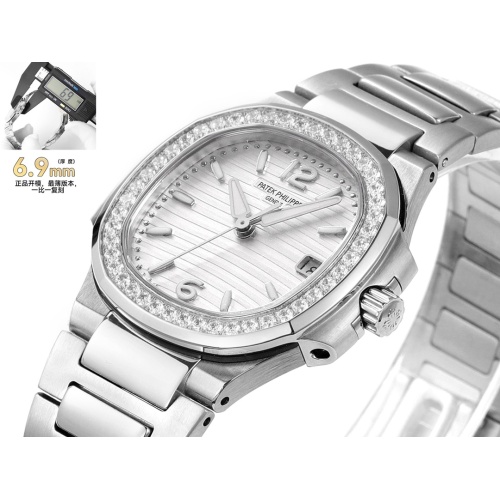 Replica Patek Philippe AAA Quality Watches For Women #1092520 $479.34 USD for Wholesale