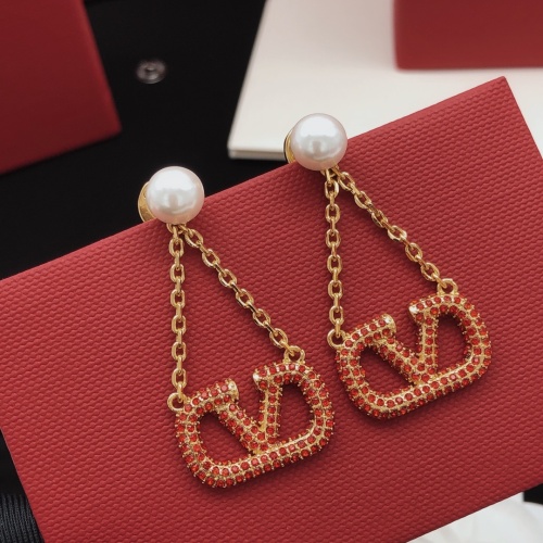 Replica Valentino Earrings For Women #1092534 $32.00 USD for Wholesale