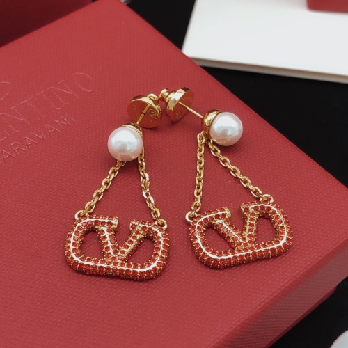 Replica Valentino Earrings For Women #1092534 $32.00 USD for Wholesale