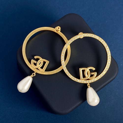 Replica Dolce & Gabbana D&G Earrings For Women #1092607 $32.00 USD for Wholesale