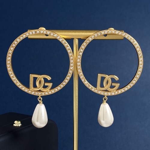 Replica Dolce & Gabbana D&G Earrings For Women #1092607 $32.00 USD for Wholesale