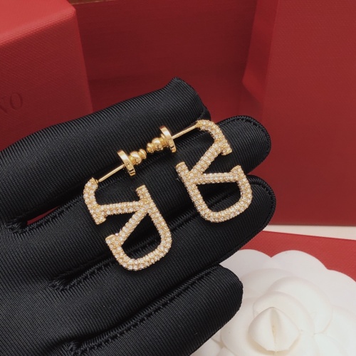 Replica Valentino Earrings For Women #1092638 $32.00 USD for Wholesale