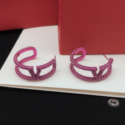Replica Valentino Earrings For Women #1092647 $36.00 USD for Wholesale