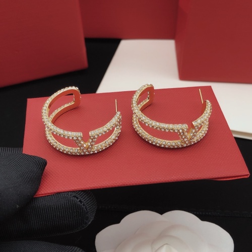 Replica Valentino Earrings For Women #1092651 $36.00 USD for Wholesale
