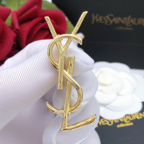 Replica Yves Saint Laurent Brooches For Women #1092835 $25.00 USD for Wholesale