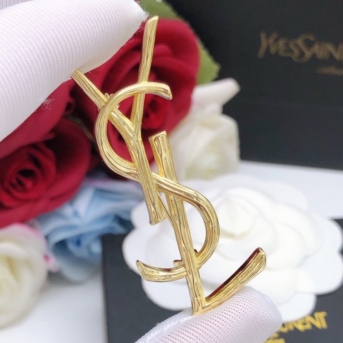 Replica Yves Saint Laurent Brooches For Women #1092835 $25.00 USD for Wholesale