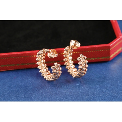 Replica Cartier Earrings For Women #1092895 $40.00 USD for Wholesale
