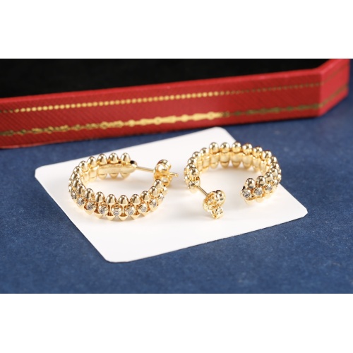 Replica Cartier Earrings For Women #1092898 $42.00 USD for Wholesale