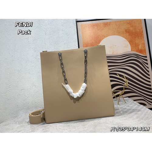 Replica Fendi AAA Quality Shoulder Bags For Women #1092966 $202.00 USD for Wholesale
