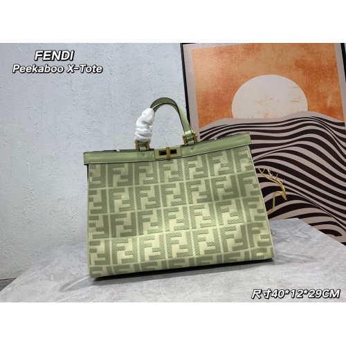 Fendi AAA Quality Tote-Handbags For Women #1092970 $192.00 USD, Wholesale Replica Fendi AAA Quality Handbags