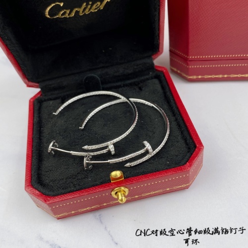 Replica Cartier Earrings For Women #1093387 $85.00 USD for Wholesale