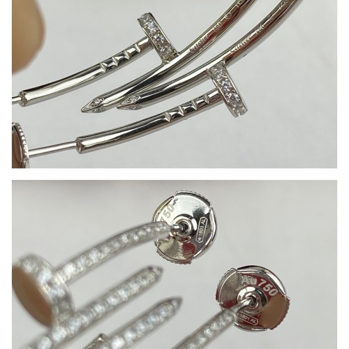Replica Cartier Earrings For Women #1093387 $85.00 USD for Wholesale
