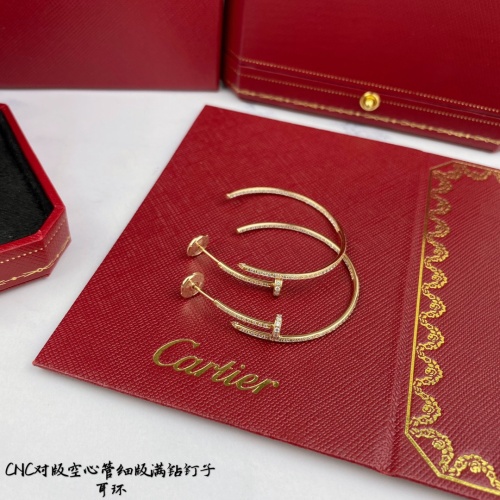 Replica Cartier Earrings For Women #1093388 $85.00 USD for Wholesale