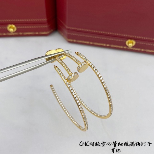 Cartier Earrings For Women #1093389 $85.00 USD, Wholesale Replica Cartier Earrings