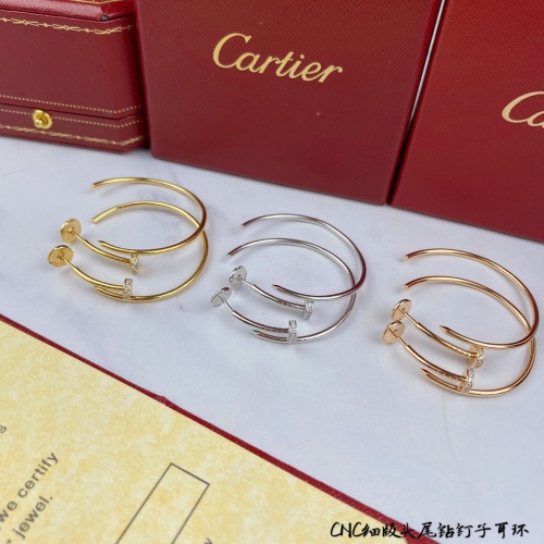 Replica Cartier Earrings For Women #1093390 $85.00 USD for Wholesale