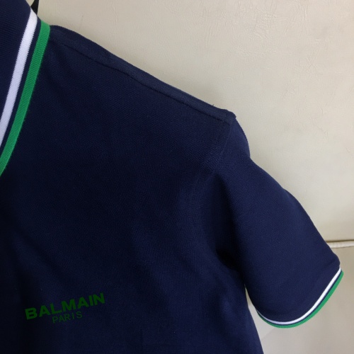 Replica Balmain T-Shirts Short Sleeved For Men #1093448 $29.00 USD for Wholesale