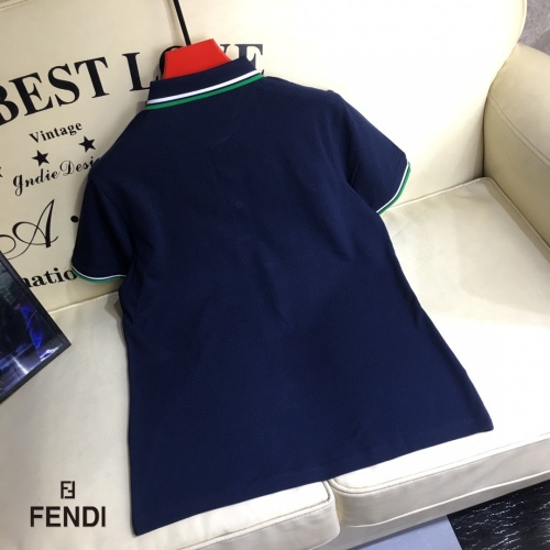 Replica Fendi T-Shirts Short Sleeved For Men #1093450 $29.00 USD for Wholesale