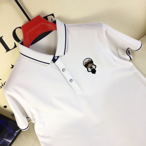 Replica Fendi T-Shirts Short Sleeved For Men #1093502 $29.00 USD for Wholesale