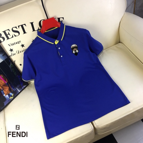 Fendi T-Shirts Short Sleeved For Men #1093504 $29.00 USD, Wholesale Replica Fendi T-Shirts