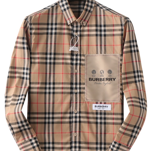 Burberry Shirts Long Sleeved For Men #1093582