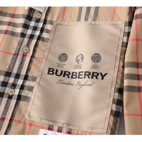 Replica Burberry Shirts Long Sleeved For Men #1093582 $48.00 USD for Wholesale