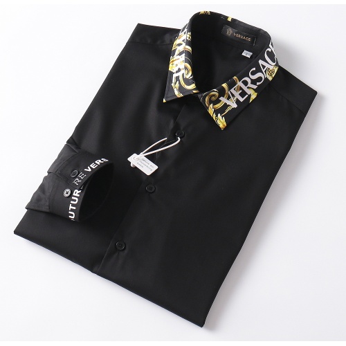 Replica Versace Shirts Long Sleeved For Men #1093608 $48.00 USD for Wholesale