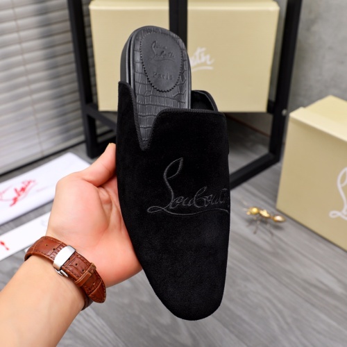 Replica Christian Louboutin CL Slippers For Men #1093674 $76.00 USD for Wholesale