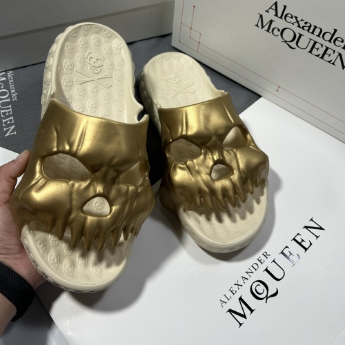 Replica Alexander McQueen Slippers For Women #1093745 $60.00 USD for Wholesale