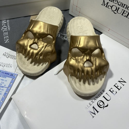 Replica Alexander McQueen Slippers For Women #1093745 $60.00 USD for Wholesale