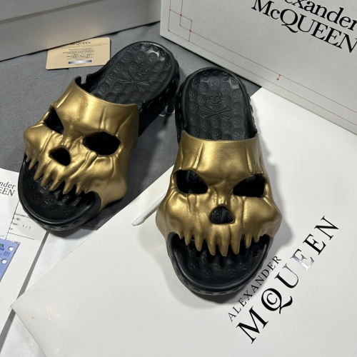Alexander McQueen Slippers For Women #1093747 $60.00 USD, Wholesale Replica Alexander McQueen Slippers
