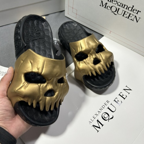 Replica Alexander McQueen Slippers For Women #1093747 $60.00 USD for Wholesale