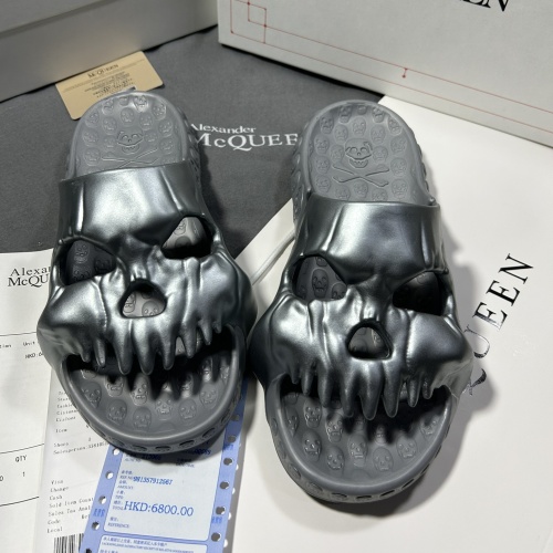 Alexander McQueen Slippers For Men #1093753 $60.00 USD, Wholesale Replica Alexander McQueen Slippers