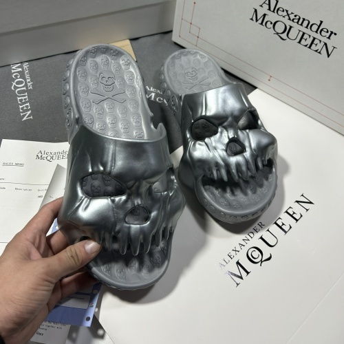 Replica Alexander McQueen Slippers For Men #1093753 $60.00 USD for Wholesale