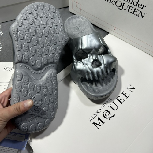 Replica Alexander McQueen Slippers For Men #1093753 $60.00 USD for Wholesale